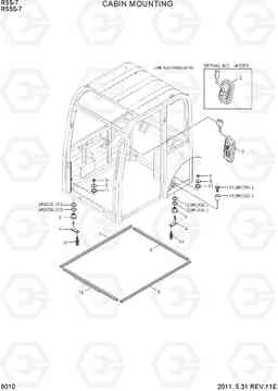 6010 CABIN MOUNTING R55-7, Hyundai