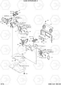 6110 CAB INTERIOR 2 R55-7, Hyundai