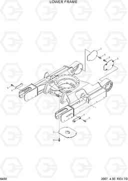 6400 LOWER FRAME R55-7, Hyundai