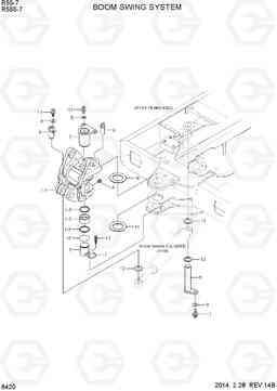 6420 BOOM SWING SYSTEM R55-7, Hyundai