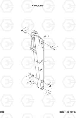 7110 ARM(1.9M) R55-7, Hyundai