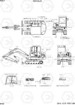 8100 DECALS R55-7, Hyundai
