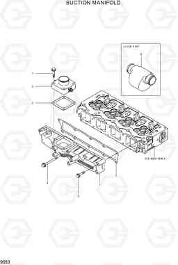 9050 SUCTION MANIFOLD R55-7, Hyundai