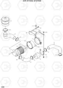 1020 AIR INTAKE SYSTEM R55-7A, Hyundai