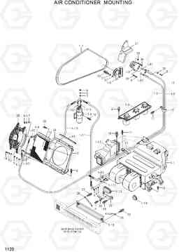 1120 AIR CONDITIONER MOUNTING R55-7A, Hyundai