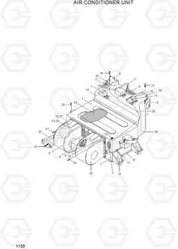 1130 AIR CONDITIONER UNIT R55-7A, Hyundai