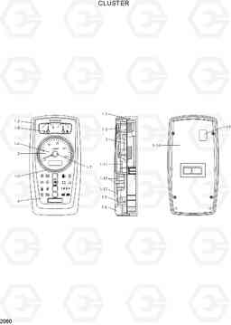 2060 CLUSTER R55-7A, Hyundai