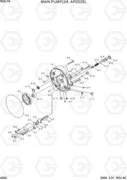 4050 MAIN PUMP(2/4, AP2D28) R55-7A, Hyundai