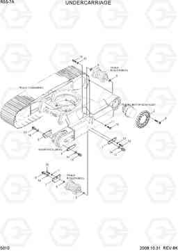 5010 UNDERCARRIAGE R55-7A, Hyundai