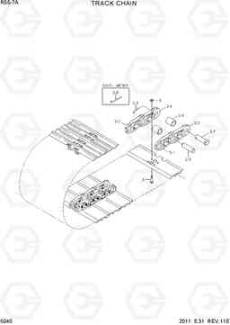 5040 TRACK CHAIN R55-7A, Hyundai