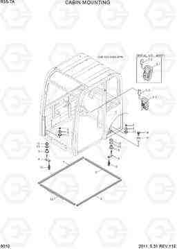 6010 CABIN MOUNTING R55-7A, Hyundai