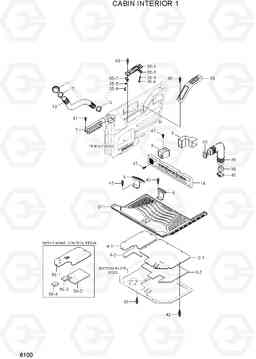 6100 CABIN INTERIOR 1 R55-7A, Hyundai