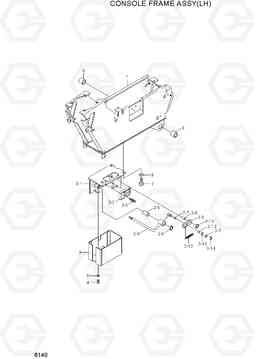 6140 CONSOLE FRAME ASSY(LH) R55-7A, Hyundai