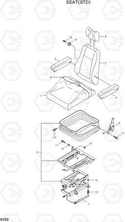 6150 SEAT(STD) R55-7A, Hyundai