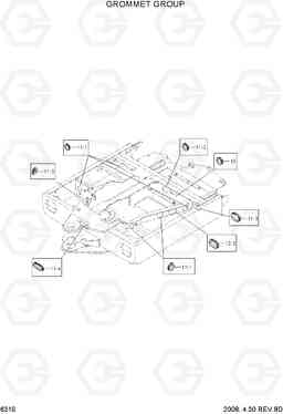 6310 GROMMET GROUP R55-7A, Hyundai