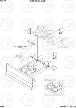6410 DOZER BLADE R55-7A, Hyundai