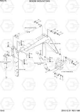 7010 BOOM MOUNTING R55-7A, Hyundai