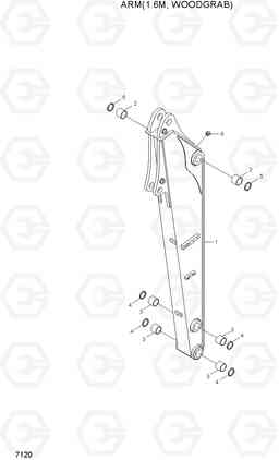 7120 ARM(1.6M, WOODGRAB) R55-7A, Hyundai