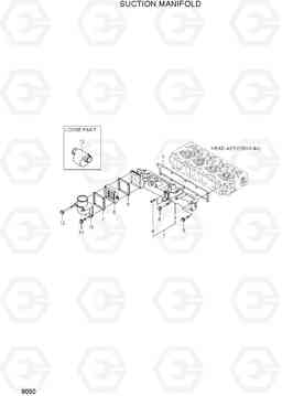 9050 SUCTION MANIFOLD R55-7A, Hyundai