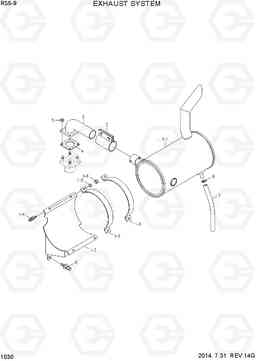 1030 EXHAUST SYSTEM R55-9, Hyundai