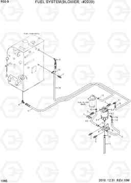 1065 FUEL SYSTEM(BLOWER, -#2039) R55-9, Hyundai