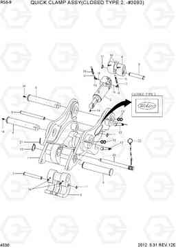 4530 QUICK CLAMP ASSY(CLOSED TYPE 2, -#3093) R55-9, Hyundai