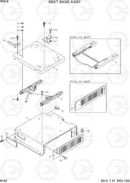 6140 SEAT BASE ASSY R55-9, Hyundai