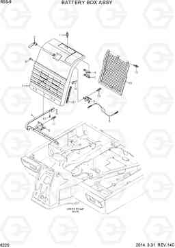 6220 BATTERY BOX ASSY R55-9, Hyundai