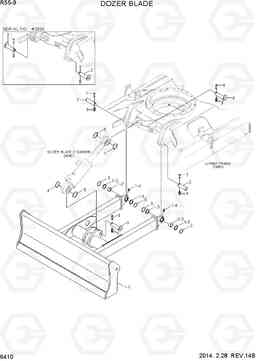 6410 DOZER BLADE R55-9, Hyundai