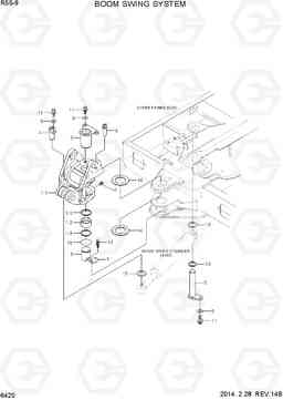 6420 BOOM SWING SYSTEM R55-9, Hyundai