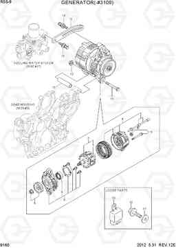 9160 GENERATOR(-#3109) R55-9, Hyundai