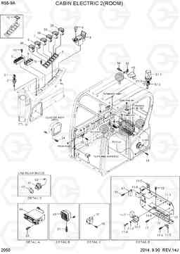 2050 CAB ELECTRIC 2 (ROOM) R55-9A, Hyundai