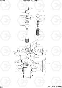 3020 HYDRAULIC TANK R55-9A, Hyundai