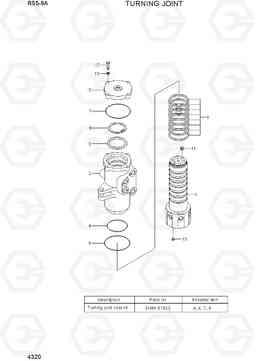 4320 TURNING JOINT R55-9A, Hyundai