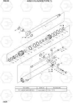 4420 ARM CYLINDER(TYPE 1) R55-9A, Hyundai