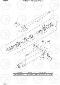 4425 ARM CYLINDER(TYPE 2) R55-9A, Hyundai