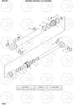 4450 BOOM SWING CYLINDER R55-9A, Hyundai