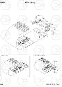 5050 TRACK CHAIN R55-9A, Hyundai