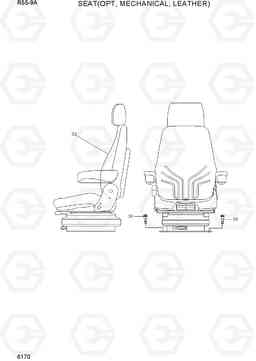 6170 SEAT(OPT, MECHANICAL, LEATHER) R55-9A, Hyundai