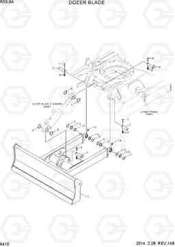 6410 DOZER BLADE R55-9A, Hyundai