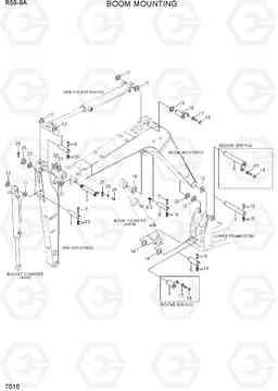 7010 BOOM MOUNTING R55-9A, Hyundai