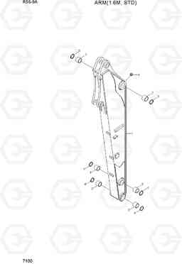 7100 ARM(1.6M, STD) R55-9A, Hyundai