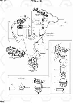 9140 FUEL LINE R55-9A, Hyundai