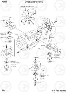 1010 ENGINE MOUNTING R60-9S, Hyundai