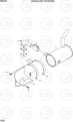 1030 EXHAUST SYSTEM R60-9S, Hyundai