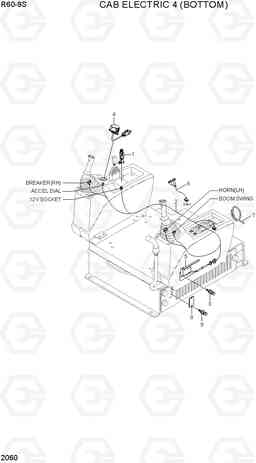 2060 CAB ELECTRIC 4 (BOTTOM) R60-9S, Hyundai