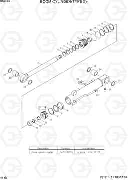 4415 BOOM CYLINDER(TYPE 2) R60-9S, Hyundai