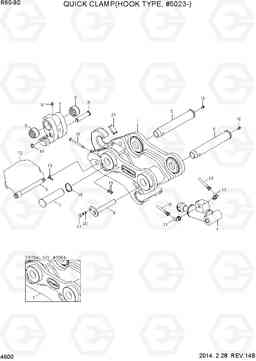 4600 QUICK CLAMP ASSY(HOOK TYPE, #5023-) R60-9S, Hyundai