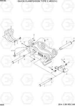 4620 QUICK CLAMP ASSY(OPEN FULL TYPE, #5023-) R60-9S, Hyundai