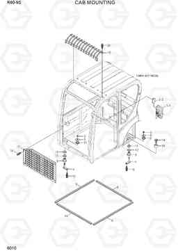 6010 CAB MOUNTING R60-9S, Hyundai